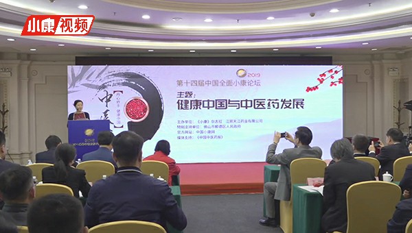2019第十四届中国全面小康论坛分论坛五：健康中国与中医药发展